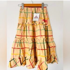Amazing JellyMallow girls Skirt in Multicolor Plaid